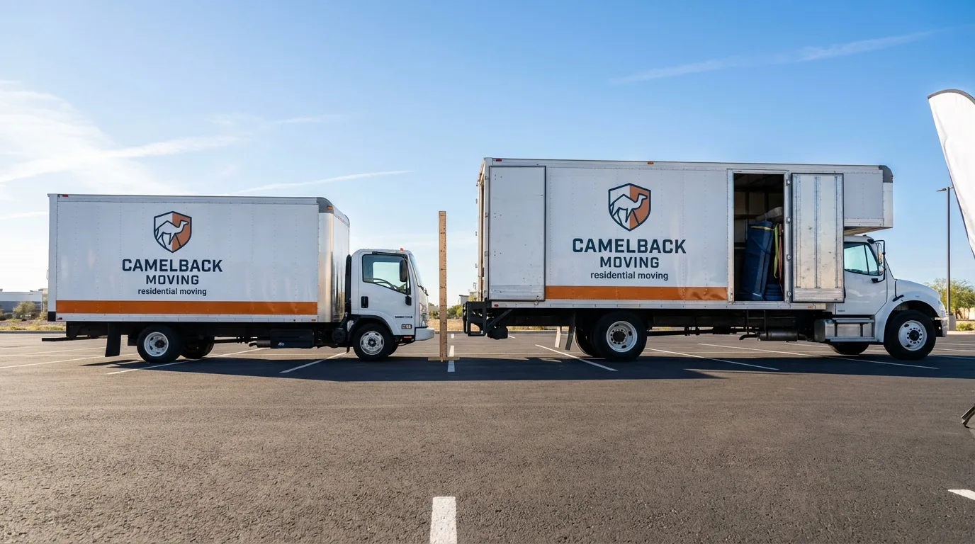 Moving truck size capacity guide in Harrington Park